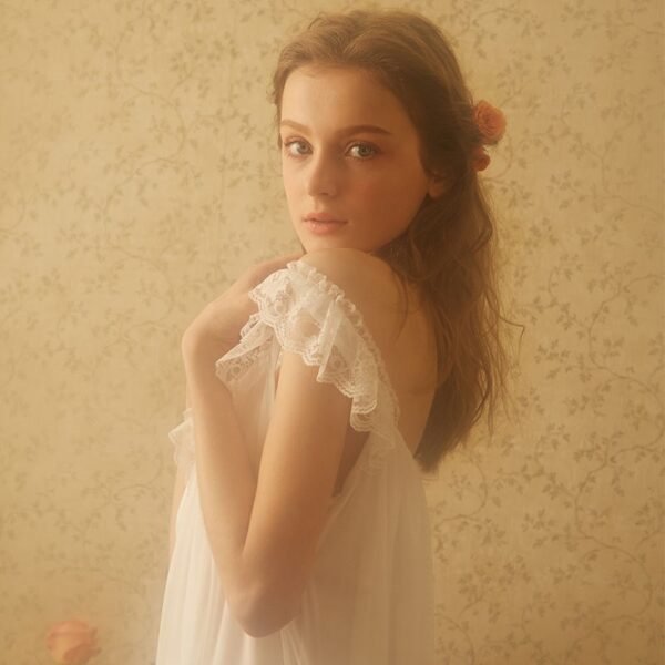 Antique court sweet sexy lace sling nightdress - Image 2