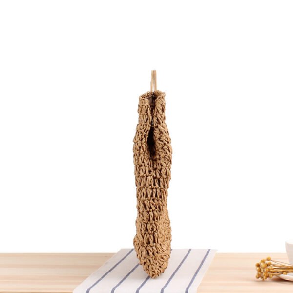 Large-capacity Portable Hollow Retro Straw Woven Bag - Image 6