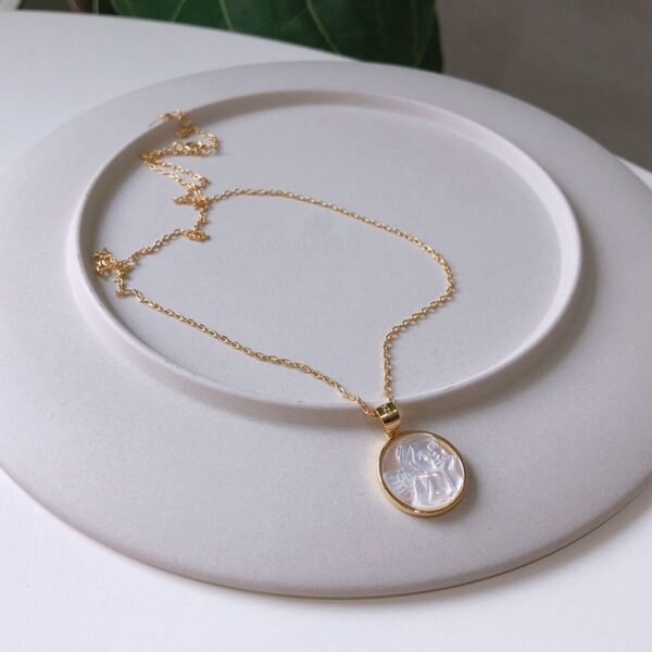 Angel Baby Shell Necklace Short Necklace - Image 5