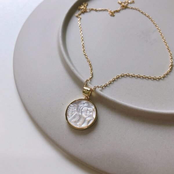 Angel Baby Shell Necklace Short Necklace