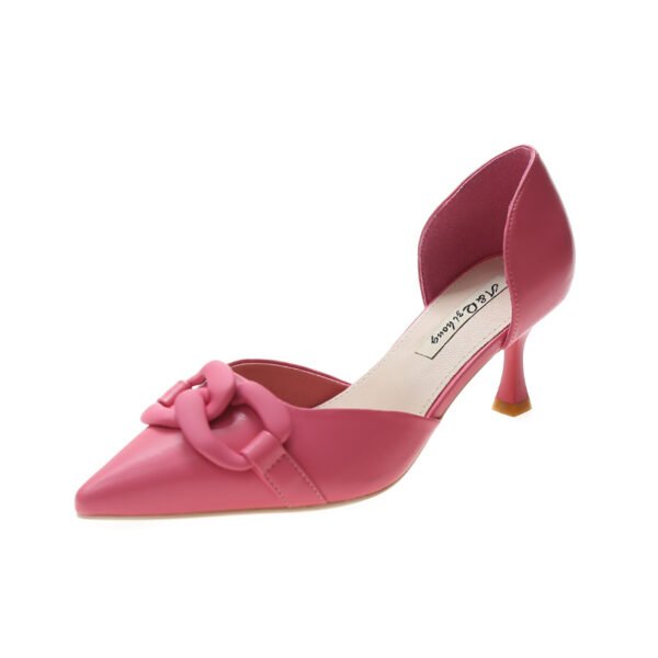 Women's French Pointed Toe Temperament High Heels - Image 9
