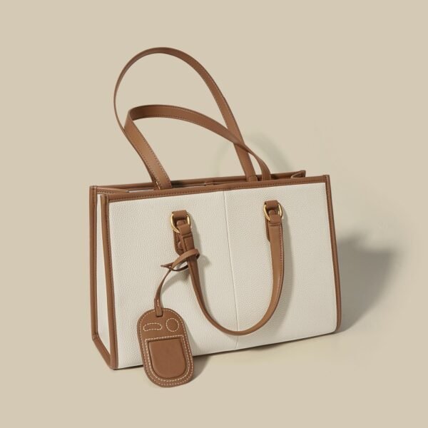 Commuting Large Capacity Shoulder Bag Niche New Style Fashion Retro Color Matching - Image 9