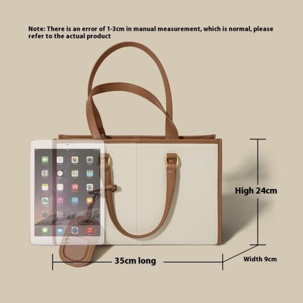 Commuting Large Capacity Shoulder Bag Niche New Style Fashion Retro Color Matching - Image 3