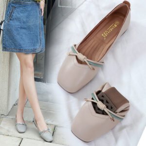 Square toe soft sole Ballerina shoes