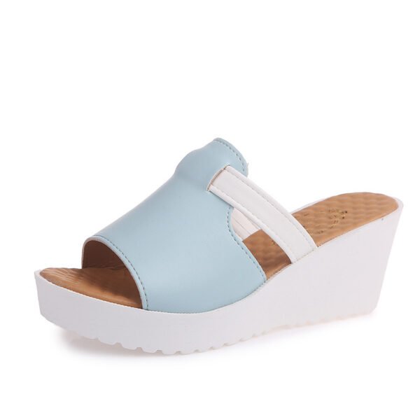 Wedge heels and slippers - Image 2