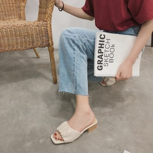 Square head high heels - Image 7