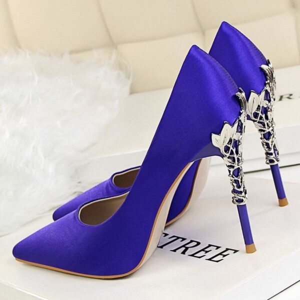 Elegant Bridesmaid Stiletto Wedding Shoes – Pointed Toe High Heels - Image 8