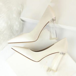 Stiletto Satin Pumps