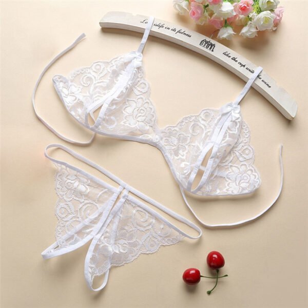 Women’s Three-Point Lingerie Set – Sexy Lace - Image 5