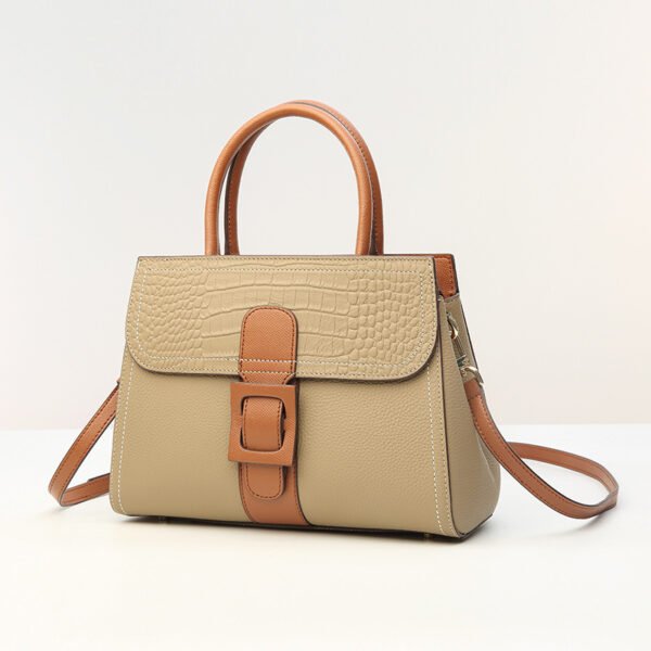 Women's Fashion Crossbody Handbag Contrast Color - Image 4