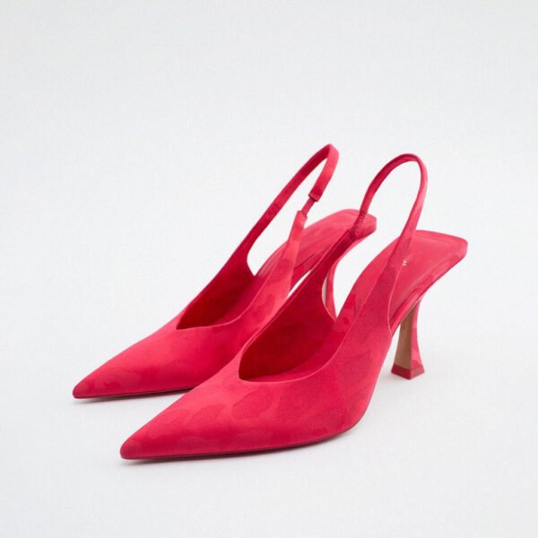 Fashion High Heel Sandals Stiletto Back Strap Pointed Toe - Image 5