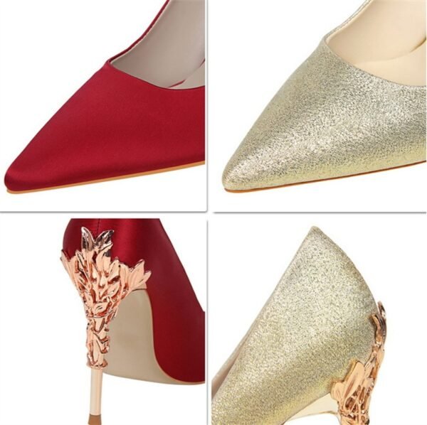 Elegant Pointy Silver High Heels – Women’s Stiletto Party Shoes - Image 9