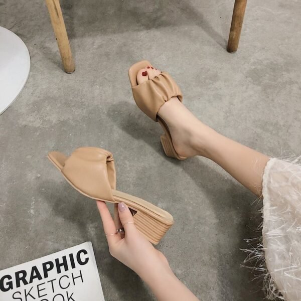 Square head high heels - Image 2