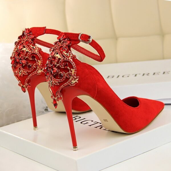 Elegant High Heel Wedding Shoes for Brides – Pointed Toe - Image 4