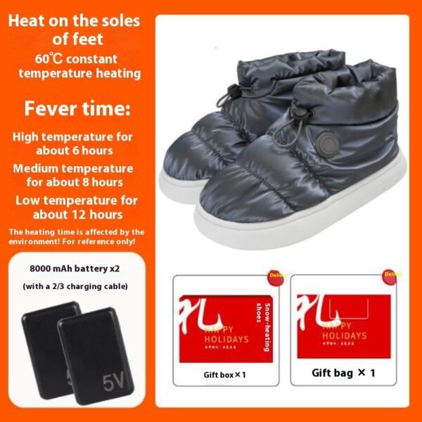 Electrothermal Shoes Household Rechargeable Heating Walking Feet Warmer Artifact - Image 5