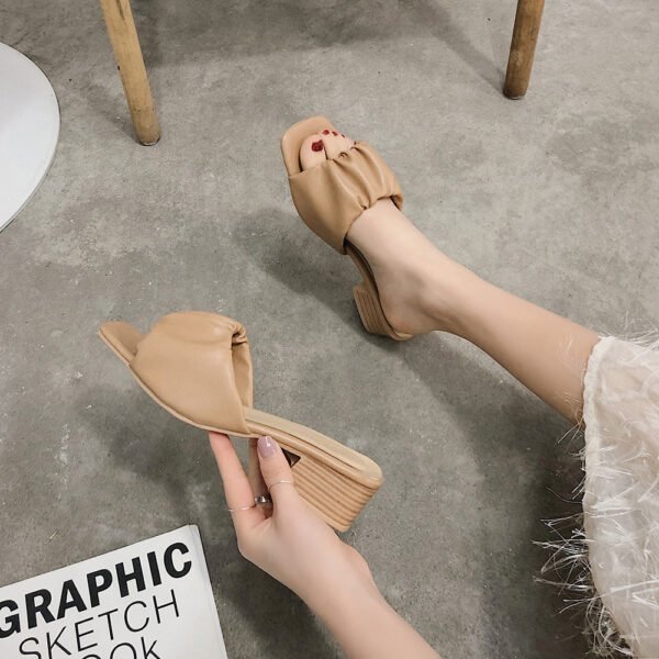 Square head high heels - Image 8