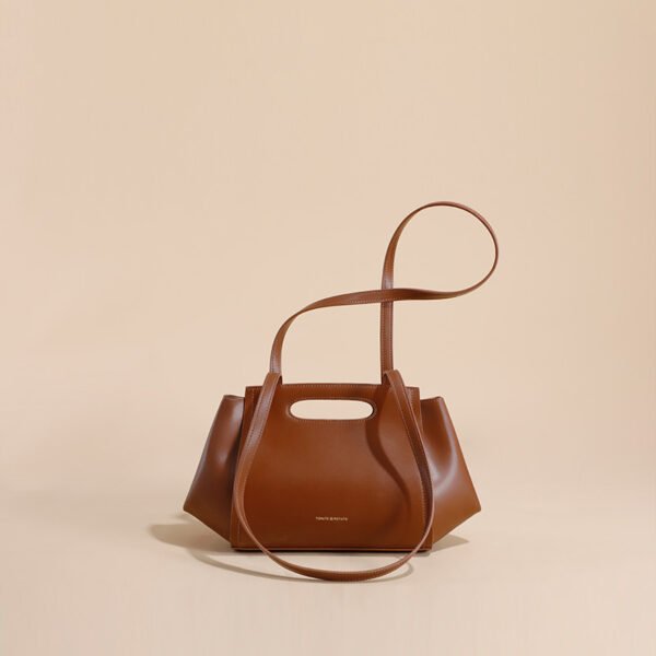 Cowhide Bag – Versatile Women's Underarm Shoulder Handbag - Image 9
