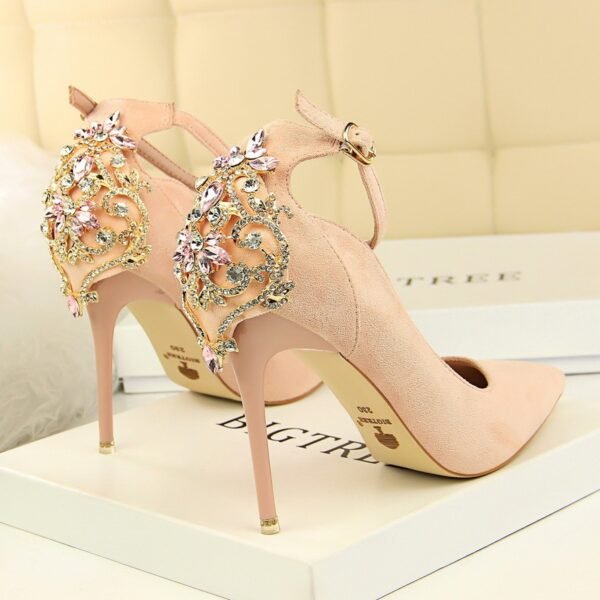 Elegant High Heel Wedding Shoes for Brides – Pointed Toe - Image 3