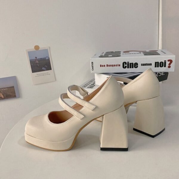 Women’s Thick-Heeled High Heel Shoes – Elegant, Comfortable, and Stylish Pumps - Image 6
