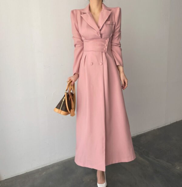 Women’s Fashion Long Suit Dress – Elegant Office & Formal Wear - Image 10