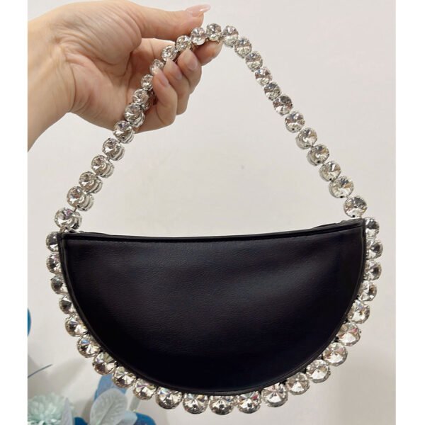 Women’s Rhinestone Shoulder Tote  – Stylish Sparkly Handbag for Party - Image 4