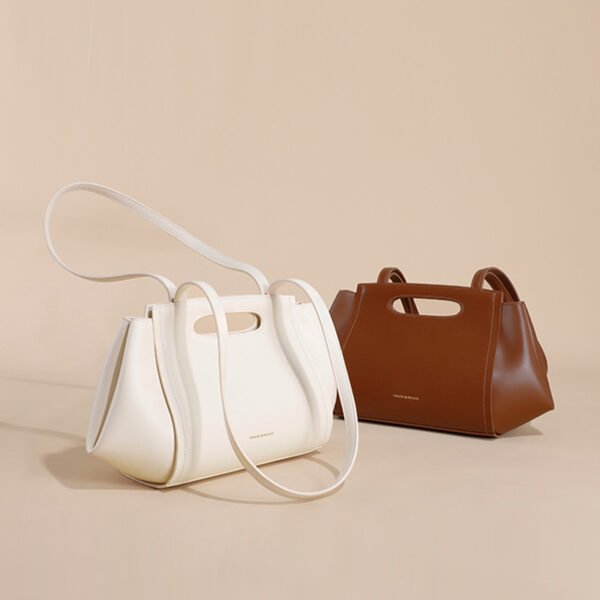 Cowhide Bag – Versatile Women's Underarm Shoulder Handbag - Image 4