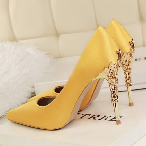 Elegant Pointy Silver High Heels – Women’s Stiletto Party Shoes - Image 6