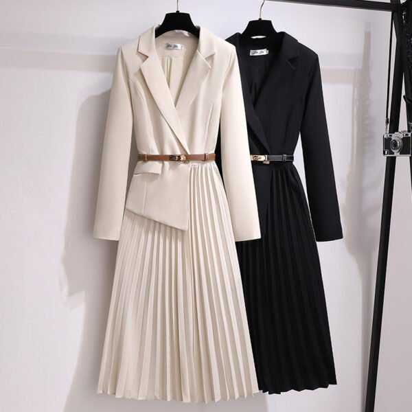 Women’s Business Suit Dress with Sling Belt – Elegant Office & Formal Wear - Image 4