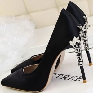 Autumn Satin High Heels