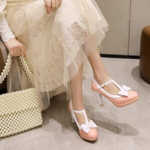 Chunky Heel High Heels