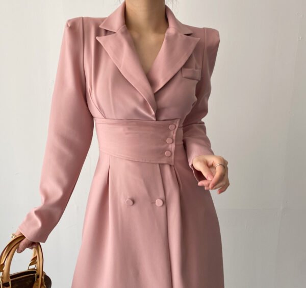 Women’s Fashion Long Suit Dress – Elegant Office & Formal Wear - Image 7