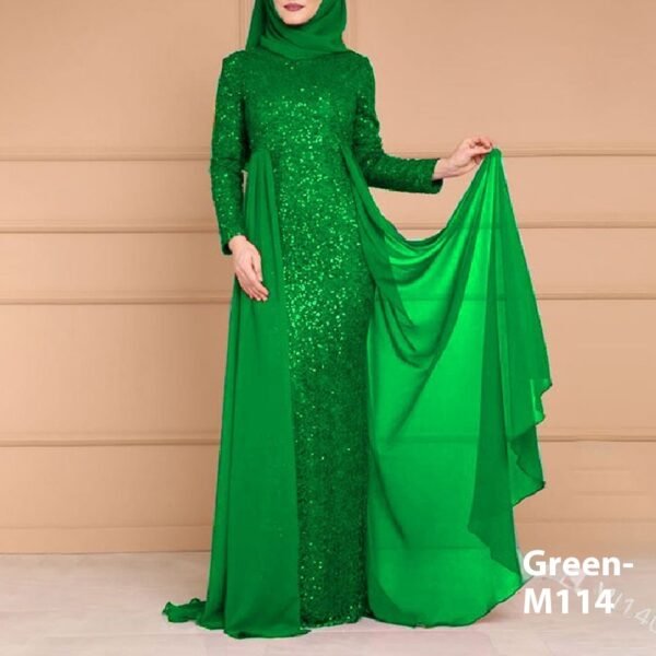 Women’s Sequin Slim-fit Long Sleeve Dress – Elegant Party - Image 5