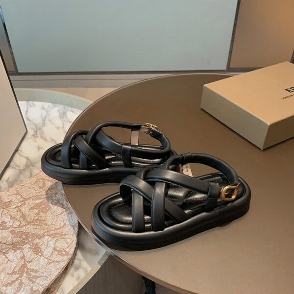 Casual Thick-soled Sandals Women's Summer Open-toe Thin Straps