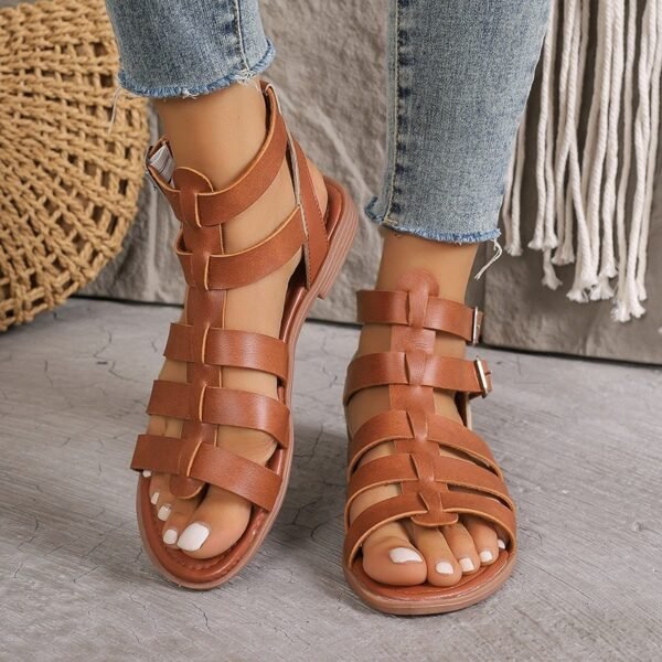 Women’s Casual Thick Heel Non-slip Hollow Sandals | Kanshoppers - Image 7