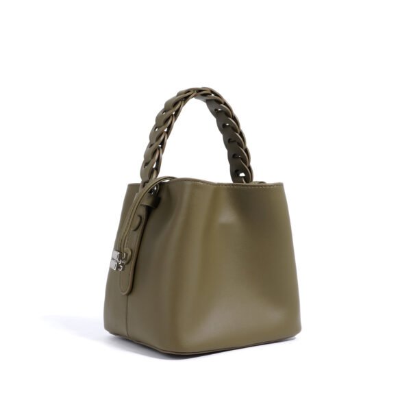 Hand-woven Fashion Mini Crossbody Bucket Bag – Stylish Women’s Shoulder Bag - Image 5
