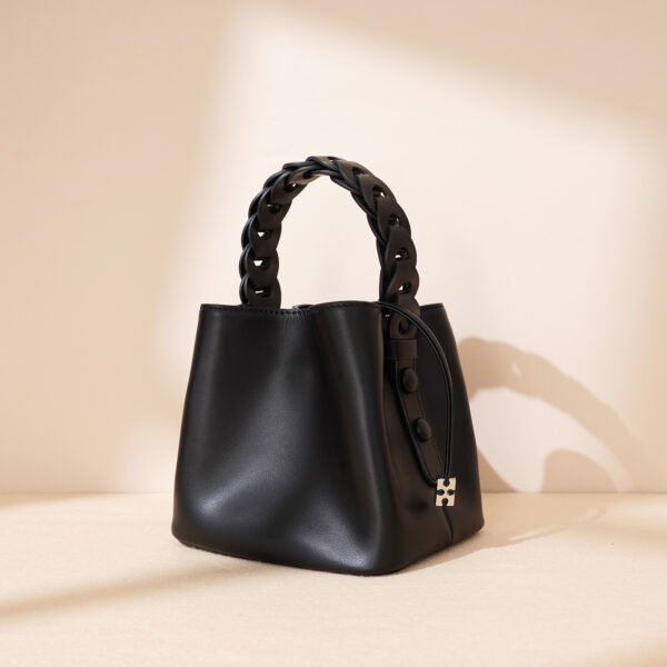 Hand-woven Fashion Mini Crossbody Bucket Bag – Stylish Women’s Shoulder Bag - Image 2