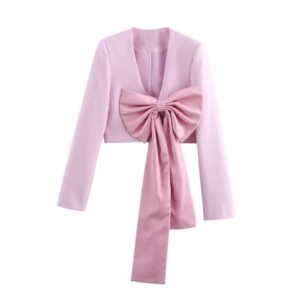 Short Bow Suit Jacket