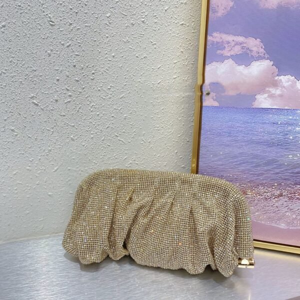 Women’s Glitter Diamond Handbag – Sparkling Evening Clutch Purse - Image 8