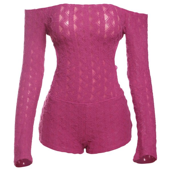 Women’s Strapless Long Sleeve High Waist Jumpsuit – Sexy Slim Fit - Image 5