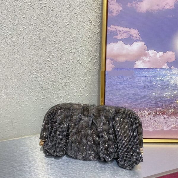 Women’s Glitter Diamond Handbag – Sparkling Evening Clutch Purse - Image 6