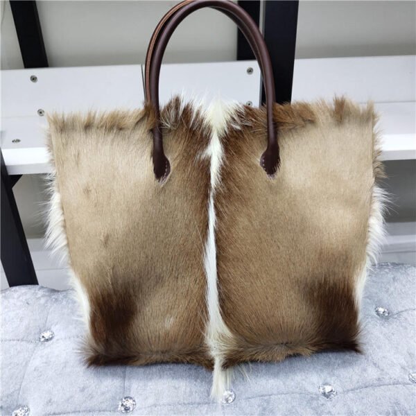 European & American Minimalist Cowhide Handle Handbag for Women - Image 4