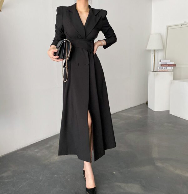 Women’s Fashion Long Suit Dress – Elegant Office & Formal Wear - Image 6