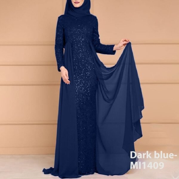 Women’s Sequin Slim-fit Long Sleeve Dress – Elegant Party - Image 7