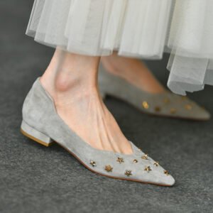 Low Heel Slip-on Pumps