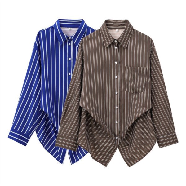 Striped Long-sleeved Shirt