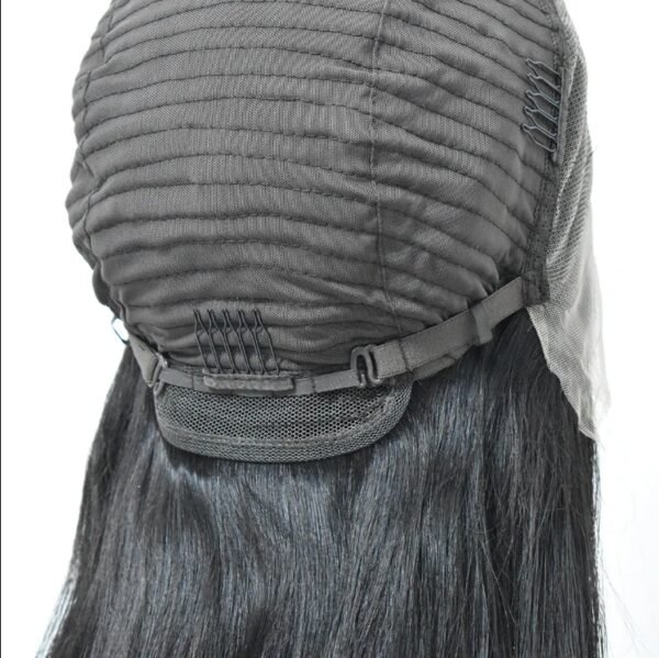 High-Quality Human Hair Straight Clear Lace Front Wig – Natural Look, - Image 6