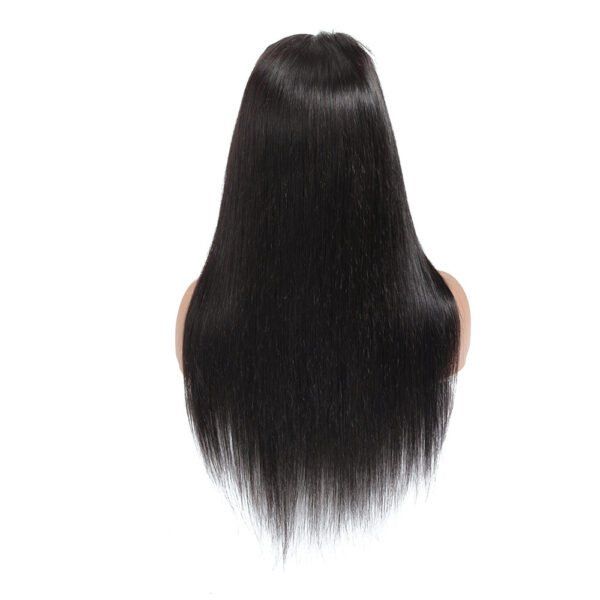Lace Real Human Hair Wig – Natural Hairline Full Head Wig - Image 2