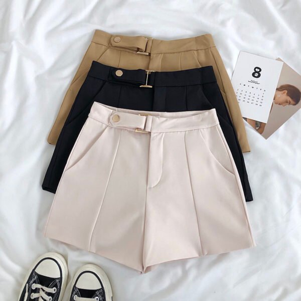 Women’s High Waist A-Line Shorts – Casual Summer Loose Fit Bottoms - Image 3