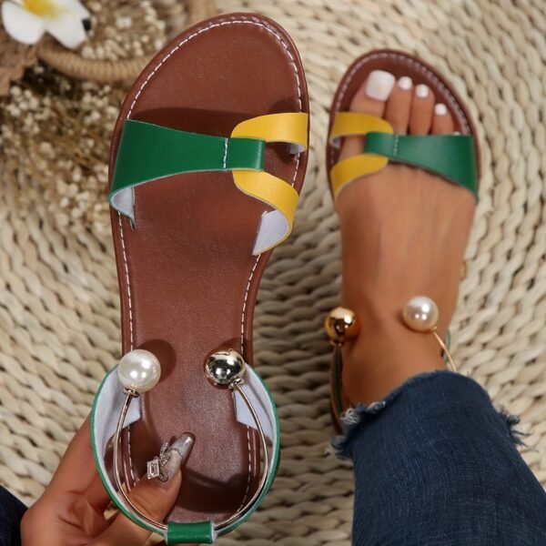 Women's Summer Beach Open Toe Flat Shoes – Casual Sandals - Image 9