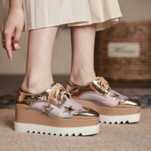 Mesh Platform Shoes